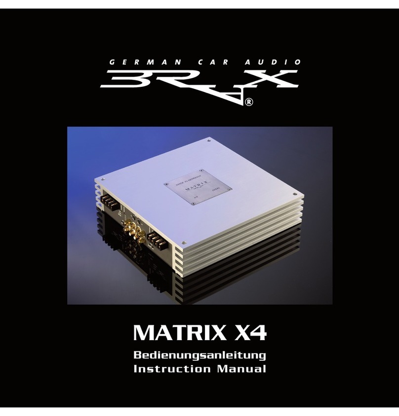 BRAX Matrix X4 instruction manual