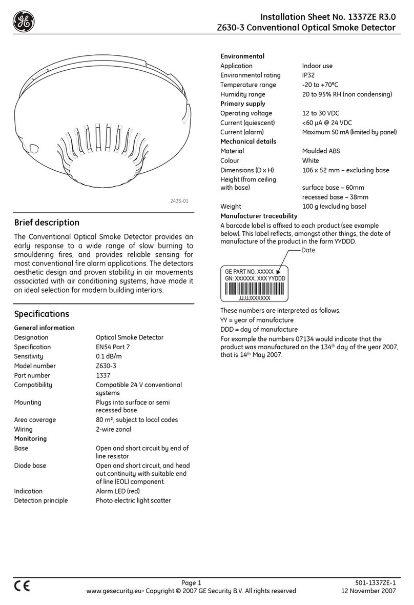 GE Z630-3 Assembly instructions GE Z630-3 Assembly instructions