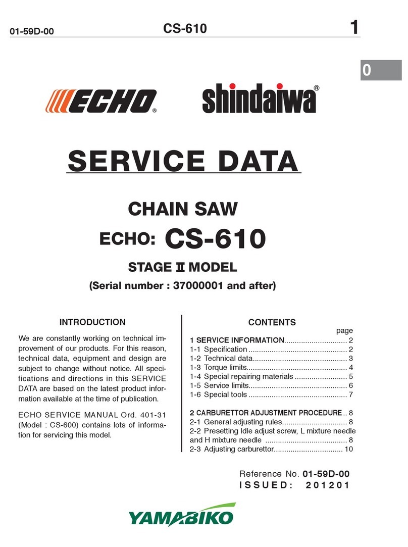 Echo CS-610 Mounting instructions Echo CS-610 Mounting instructions