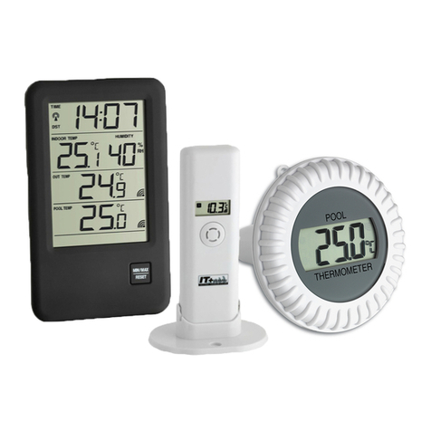 TFA MALIBU WIRELESS POOL THERMOMETER User manual