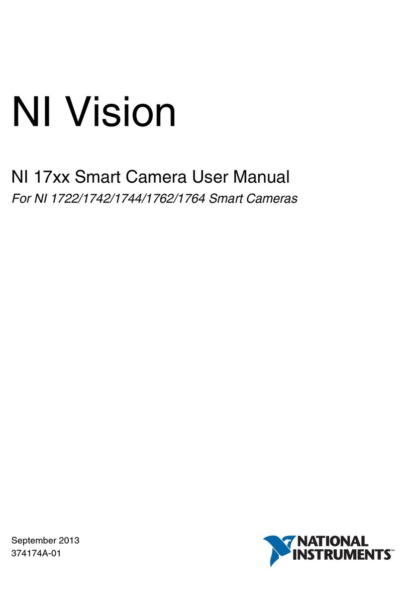 National Instruments NI Vision 1722 user manual National Instruments NI Vision 1722 user manual