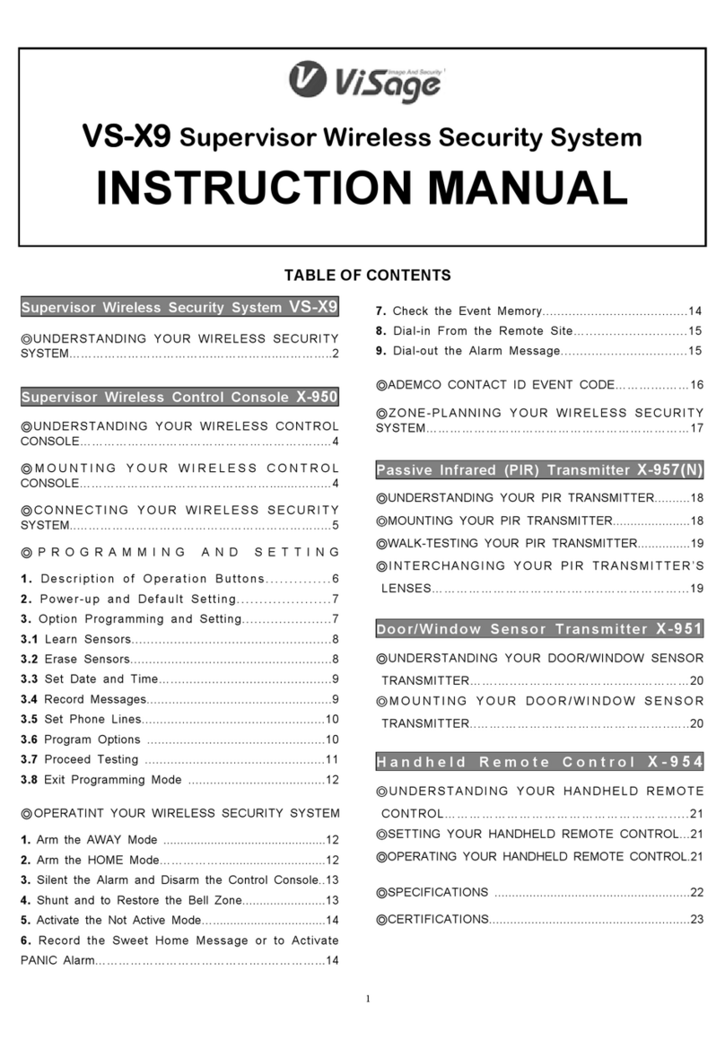 ViSAGE VS-X9 instruction manual