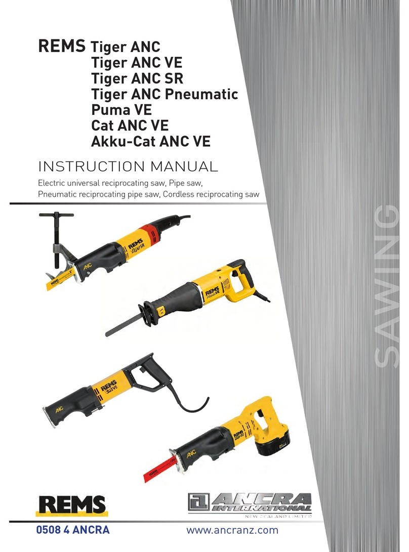 REMS Tiger ANC VE User manual