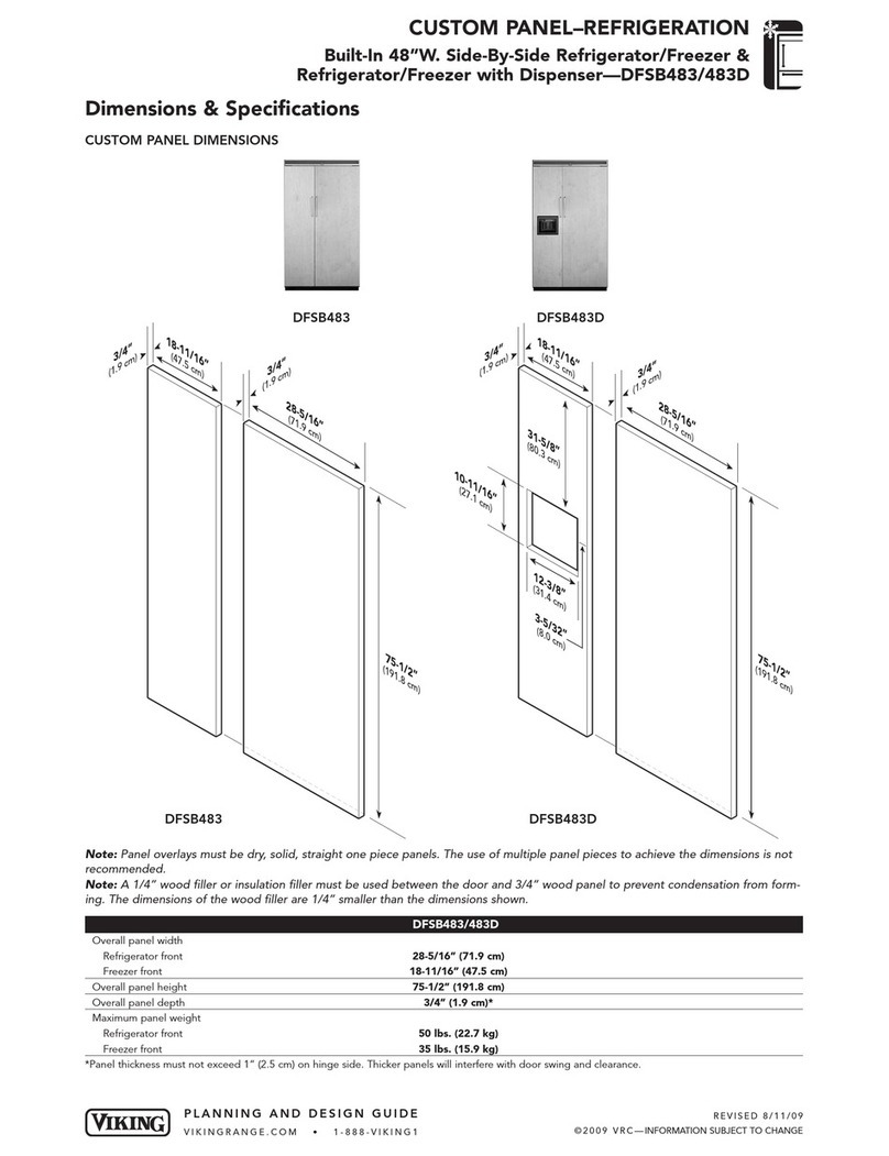 Viking DFSB483D User guide