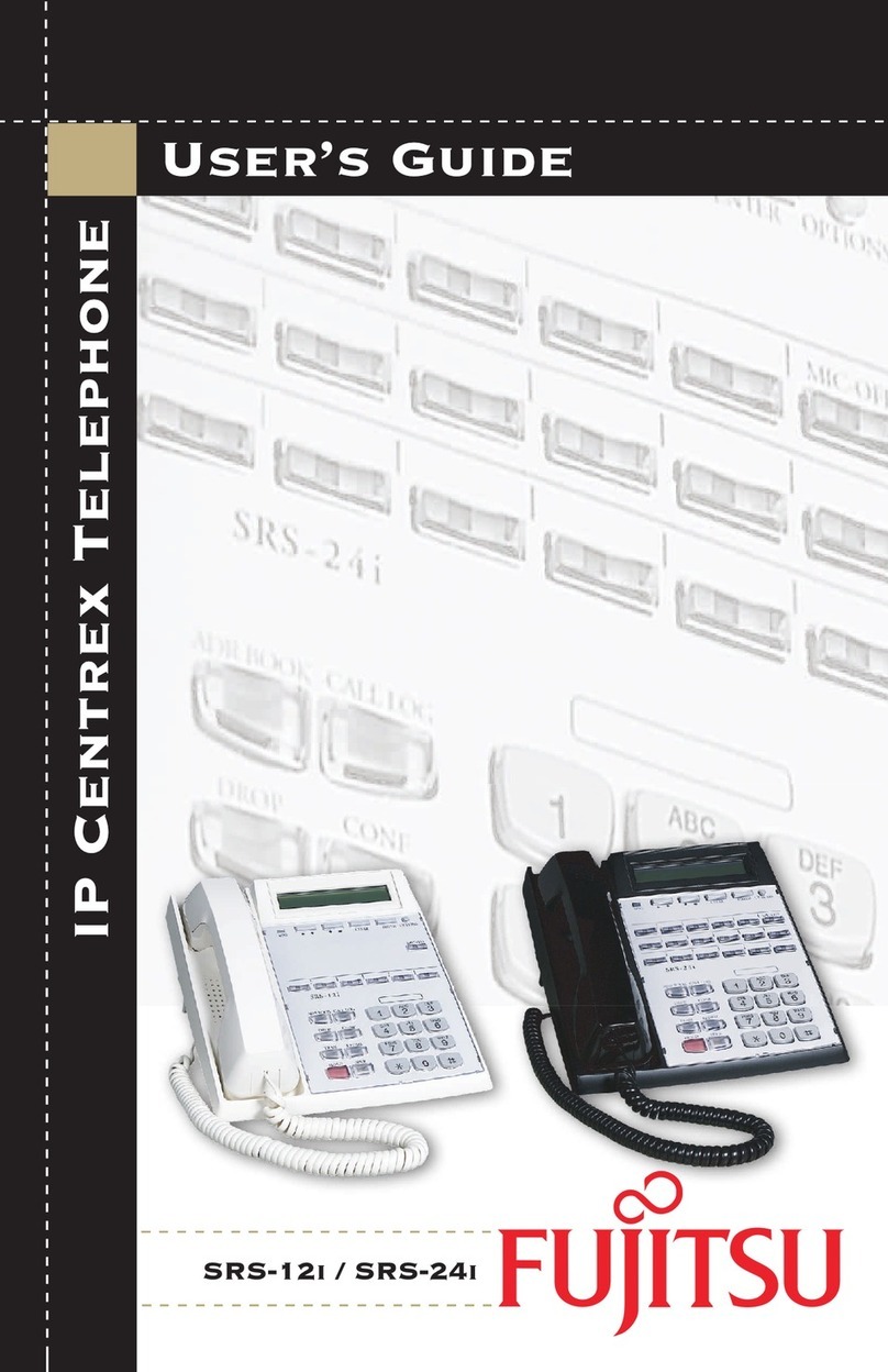 Fujitsu IP Centrex SRS-12i user guide