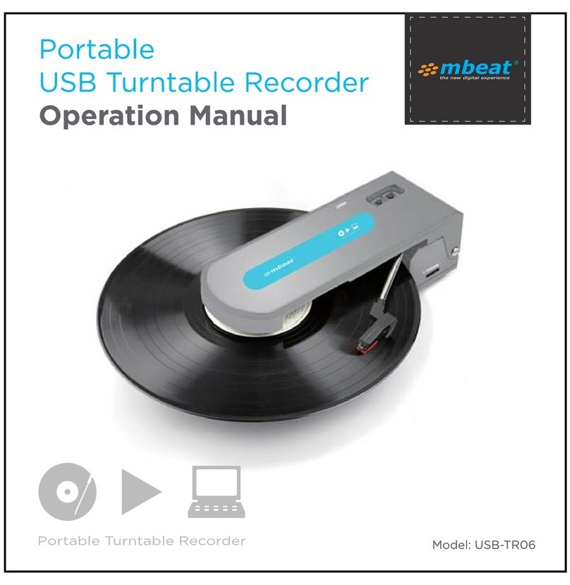 mbeat USB-TR06 Operation manual