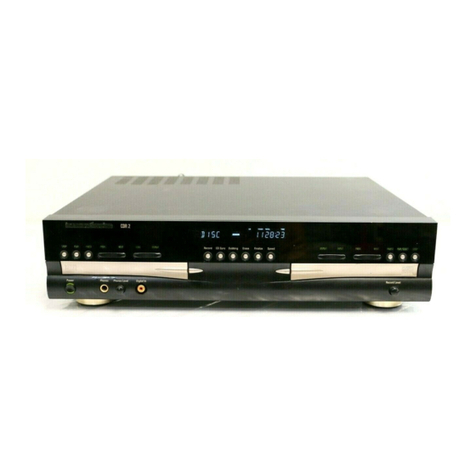 Harman Kardon CDR 20 User manual