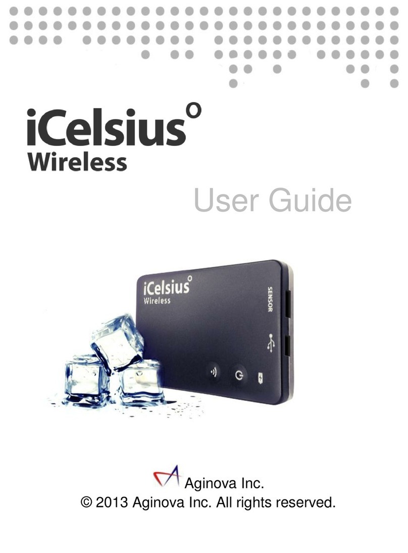 Aginova iCelsius User manual