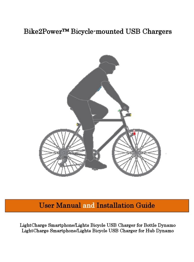 Bike2Power LightCharge User manual and installation guide