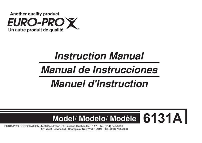 EUROPRO 6131A User manual EUROPRO 6131A User manual