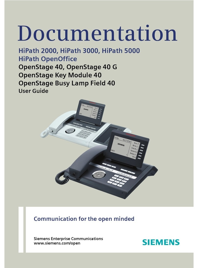Siemens HIPATH 2000 User manual