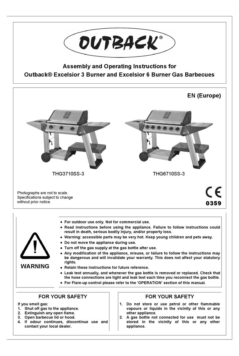 Outback THG3710SS-3 User manual