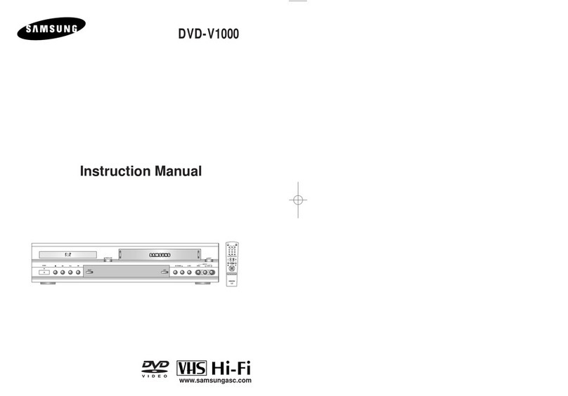 Samsung DVD-V1000 User manual