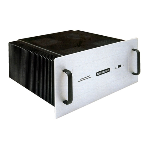 Audio Research D400 User manual