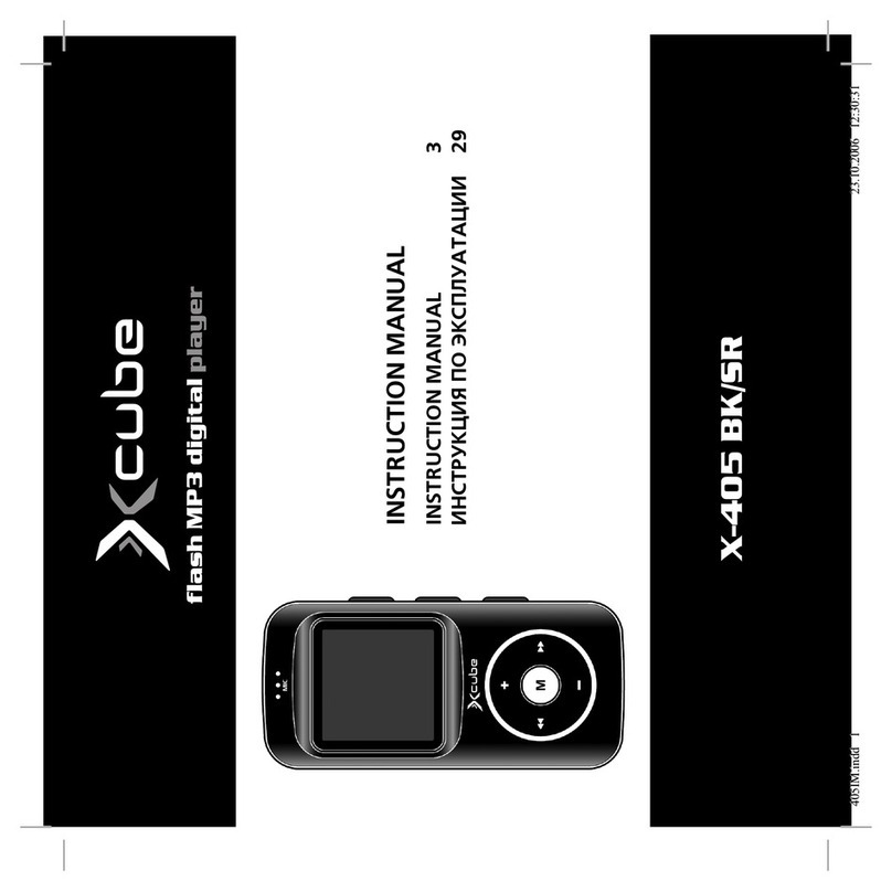 Xcube X-405 BK instruction manual