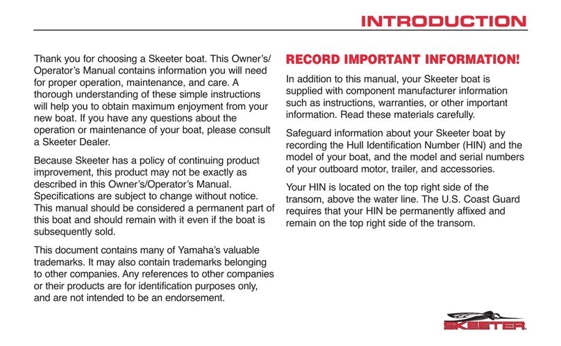 Skeeter FX Series User manual