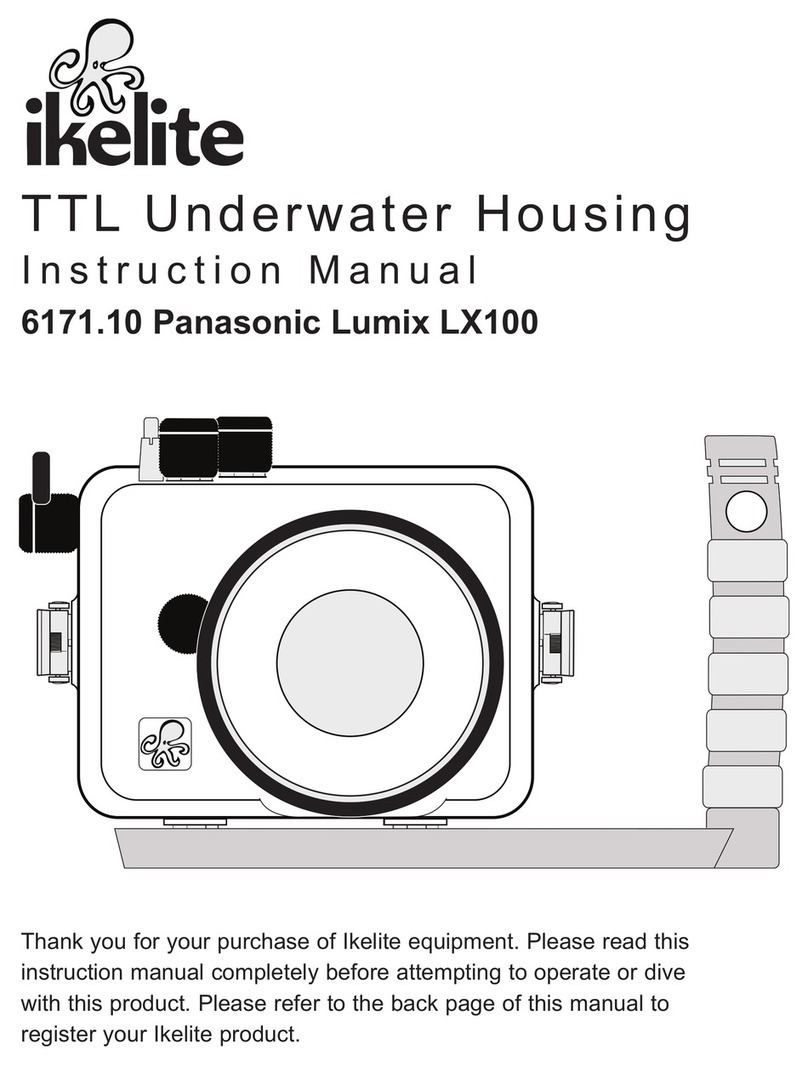 Ikelite TTL Underwater Housing 6171.10 Panasonic Lumix... instruction manual
