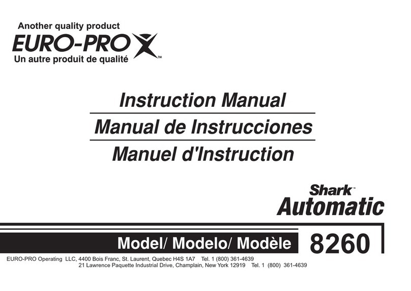 EUROPRO 8260 User manual EUROPRO 8260 User manual