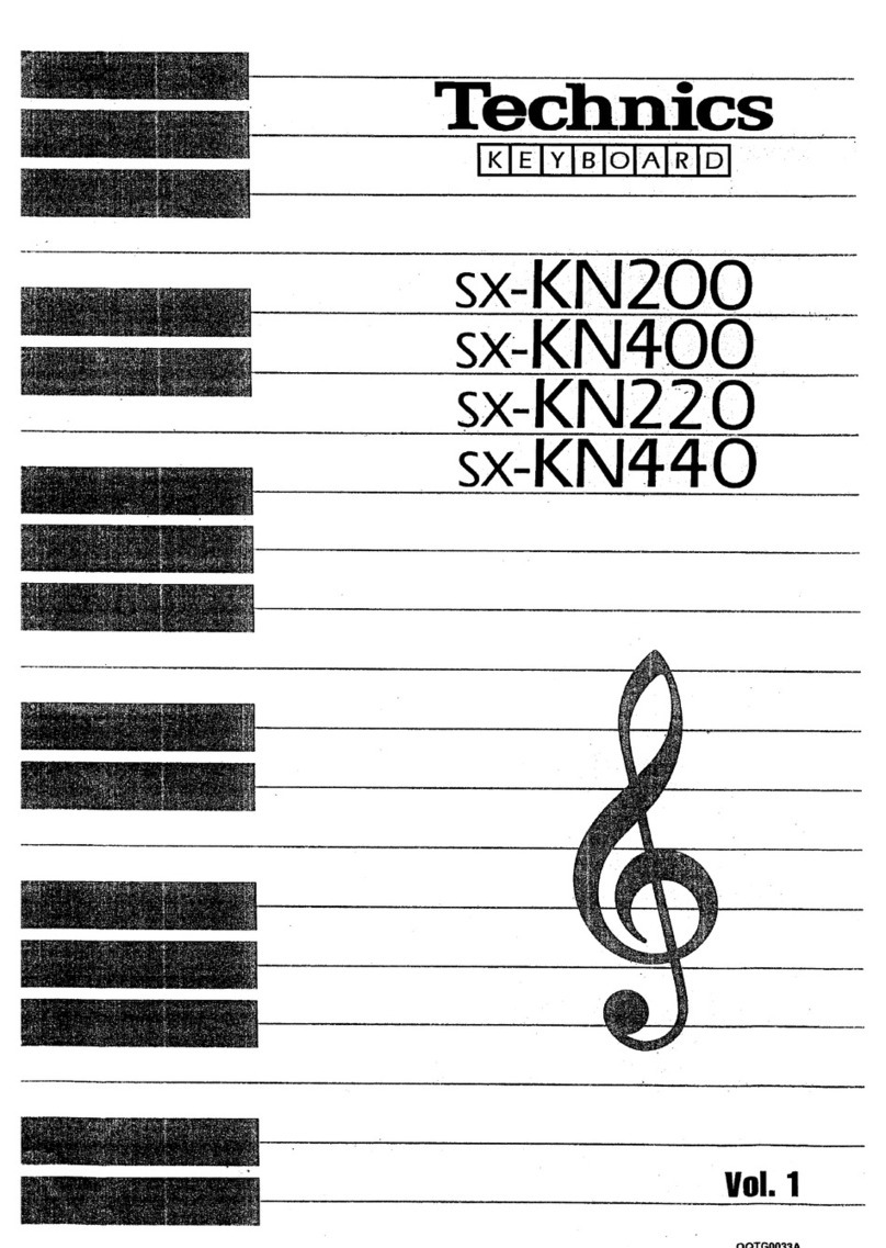 Technics SX-KN200 User manual