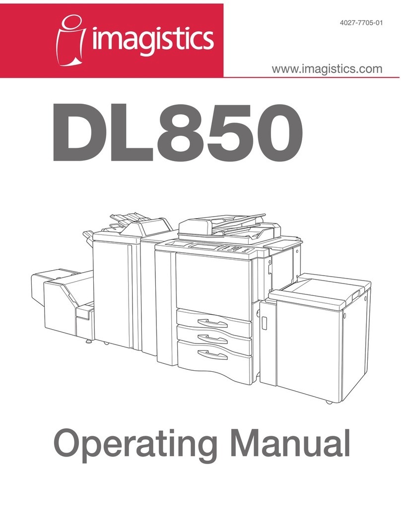 imagistics DL850 operating manual