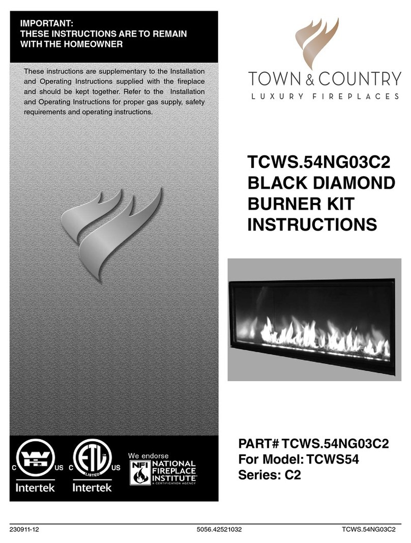 Town & Country Fireplaces TCWS.54NG03C2 User manual