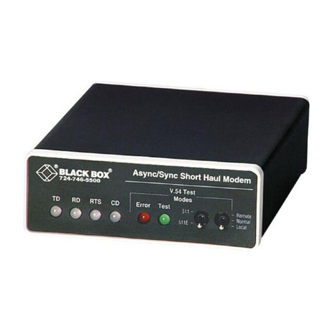 Black Box ME475A User manual