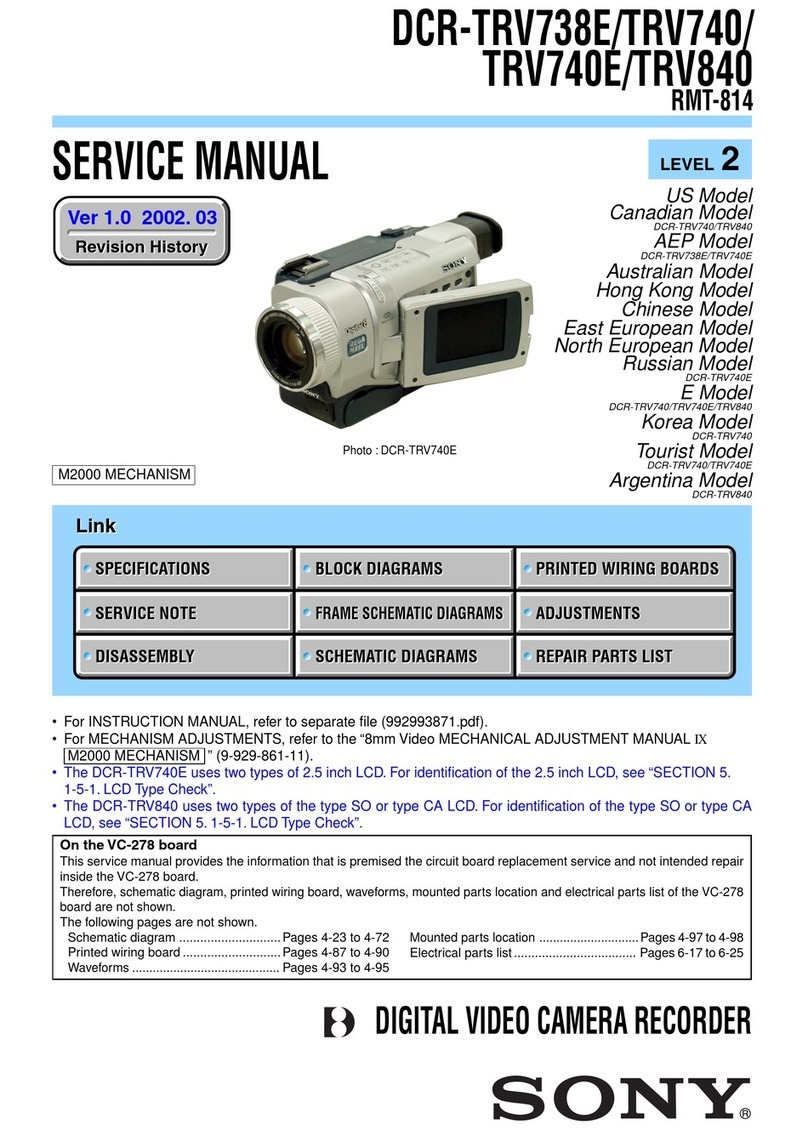 Sony Handycam DCR-TRV738E User manual