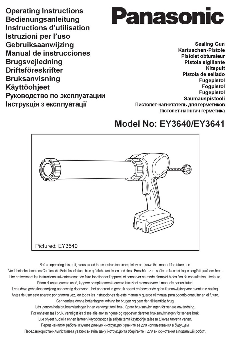 Panasonic EY3640 operating instructions