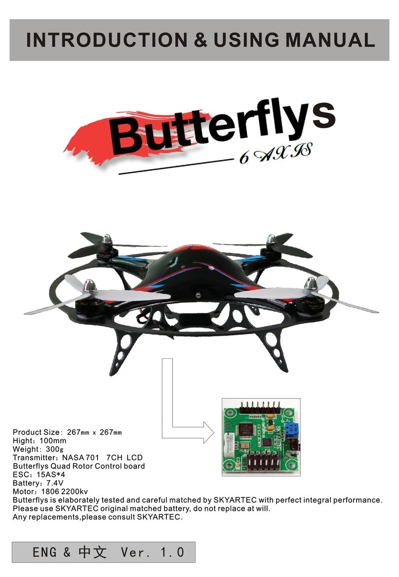 SkyArtec bytterflys Introduction & using manual