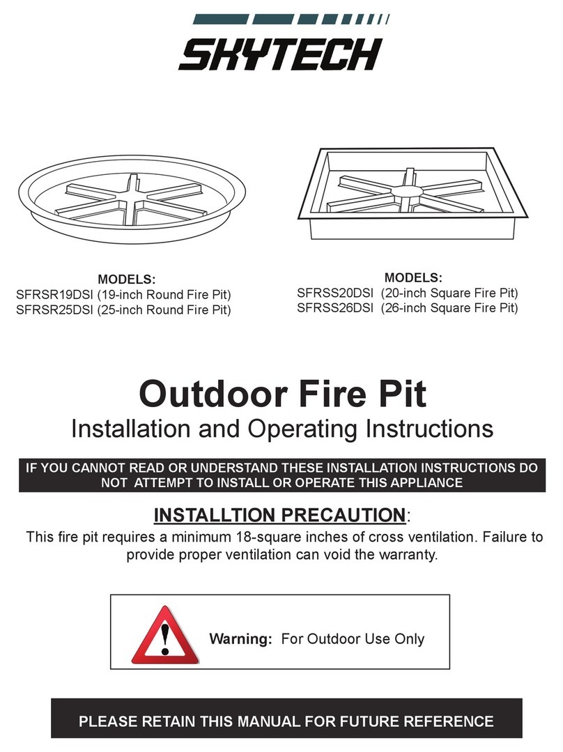 Skytech SFRSR19DSI operating instructions