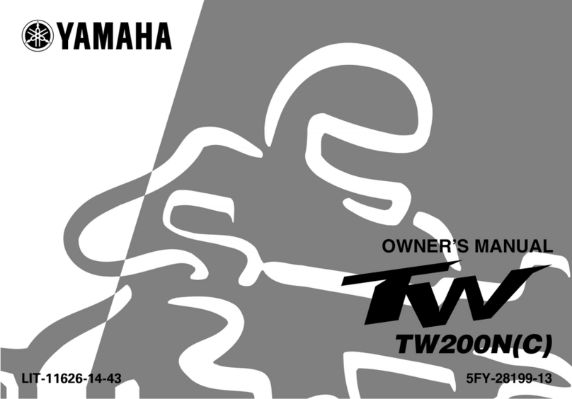 Yamaha TW200 owner's manual