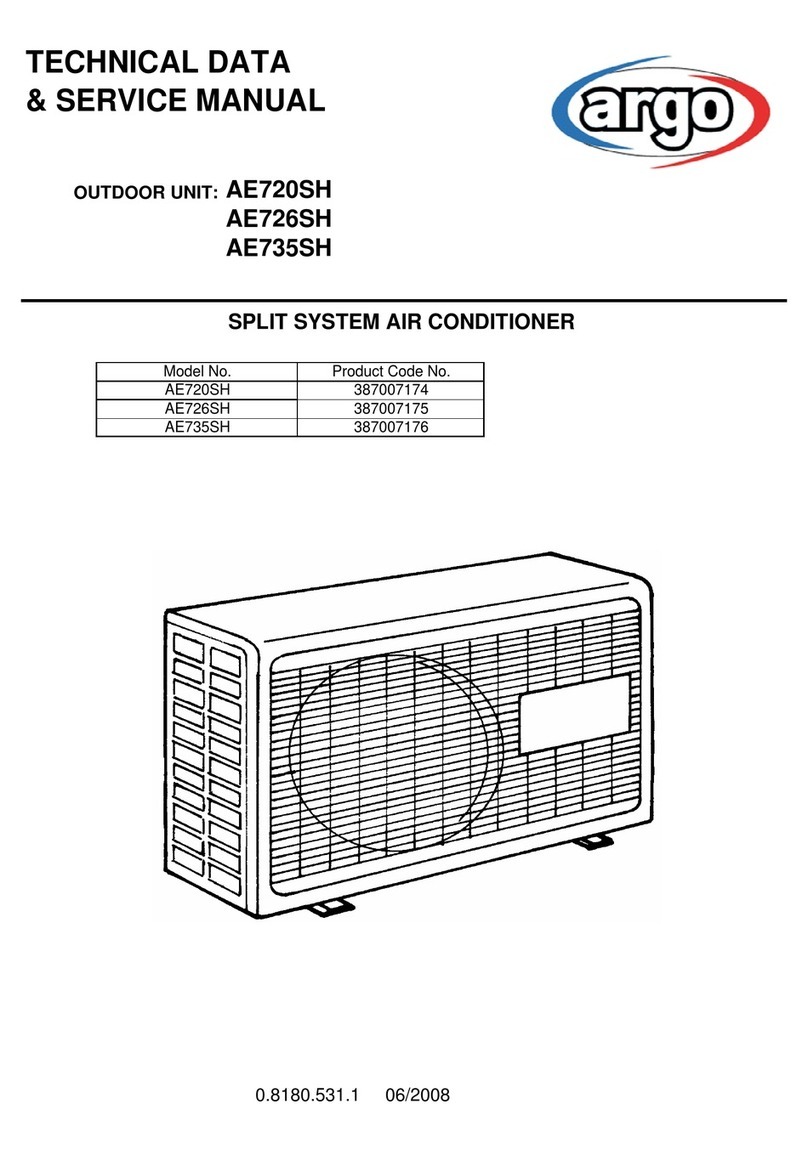 Argo AE720SH User manual