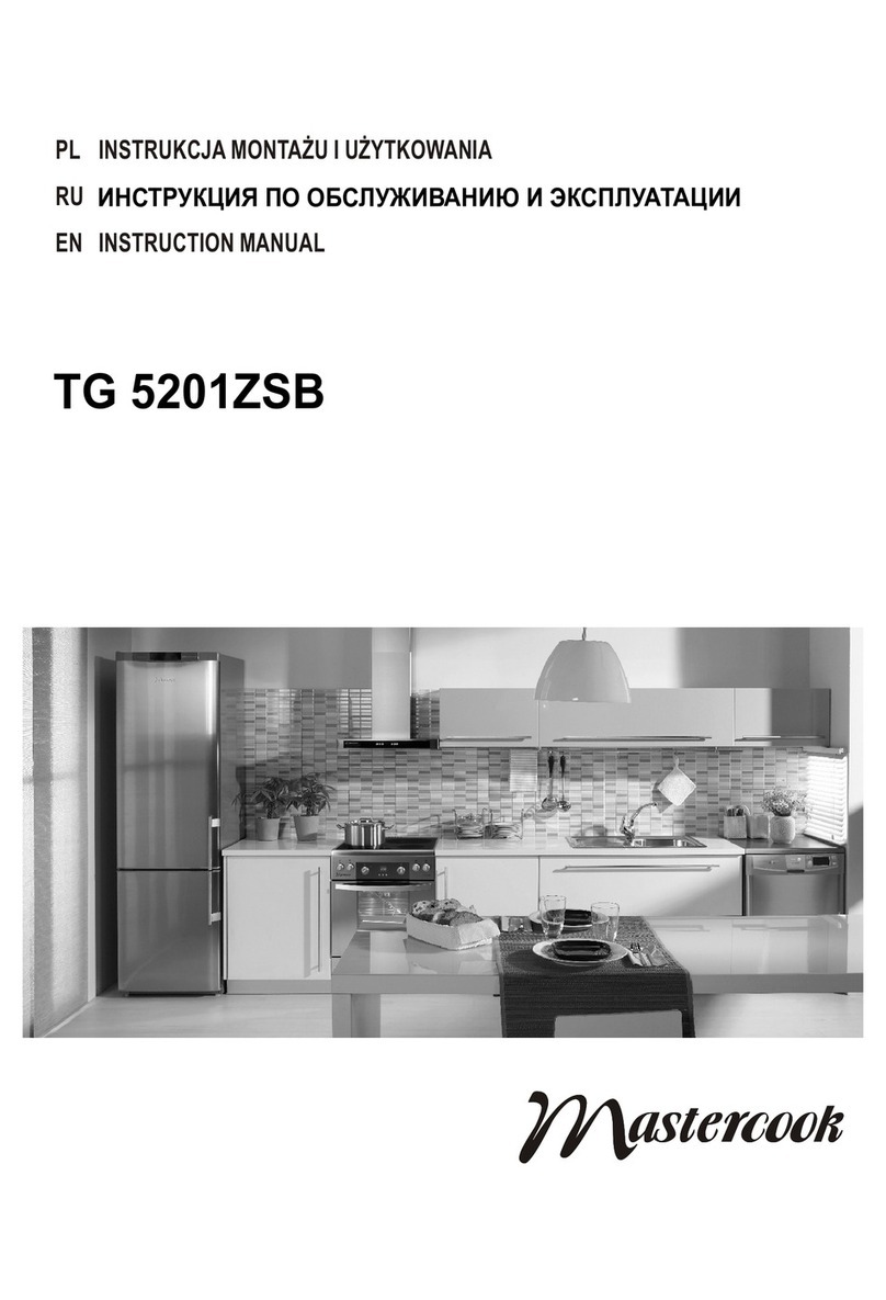 Master cook TG 5201ZSB instruction manual