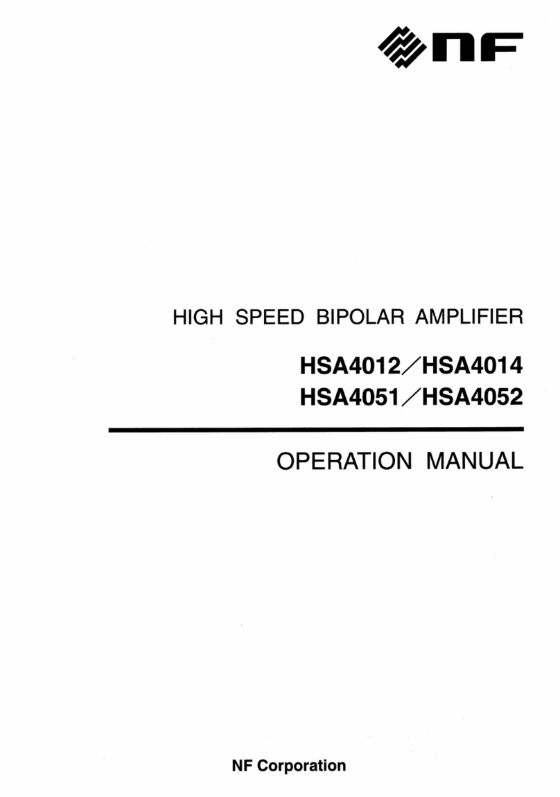 NF HSA4012 User manual