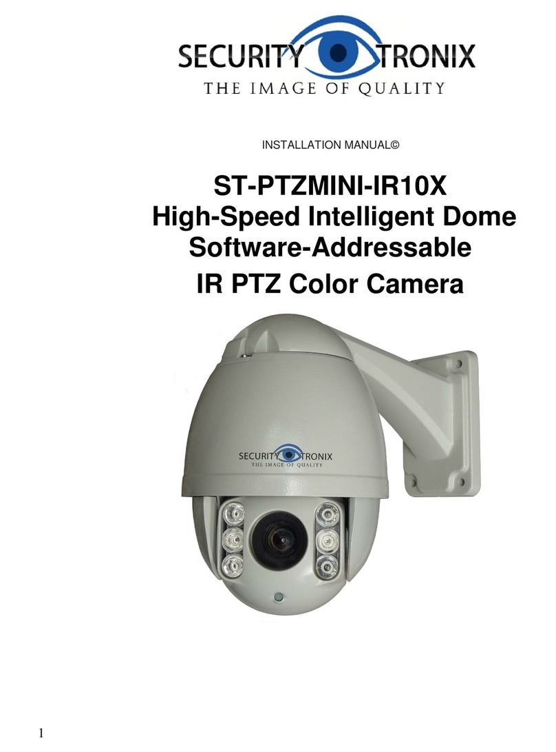 Securitytronix ST-PTZMINI-IR10X installation manual Securitytronix ST-PTZMINI-IR10X installation manual