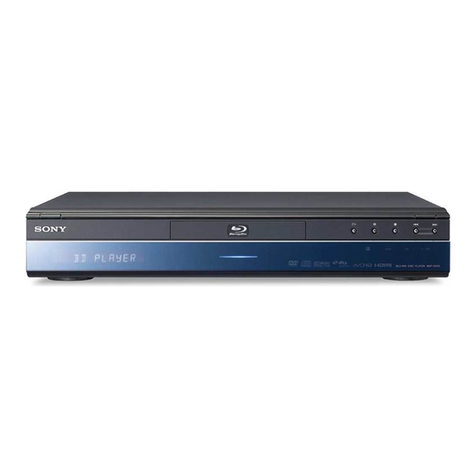 Sony BDP-S300 - Blu-Ray Disc Player User manual