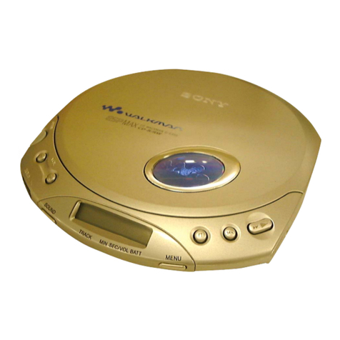 Sony Walkman D-E340 User manual