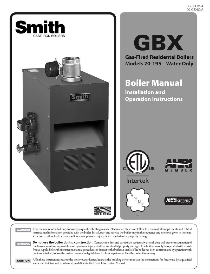 Smith 70-195 Installation and operation instructions