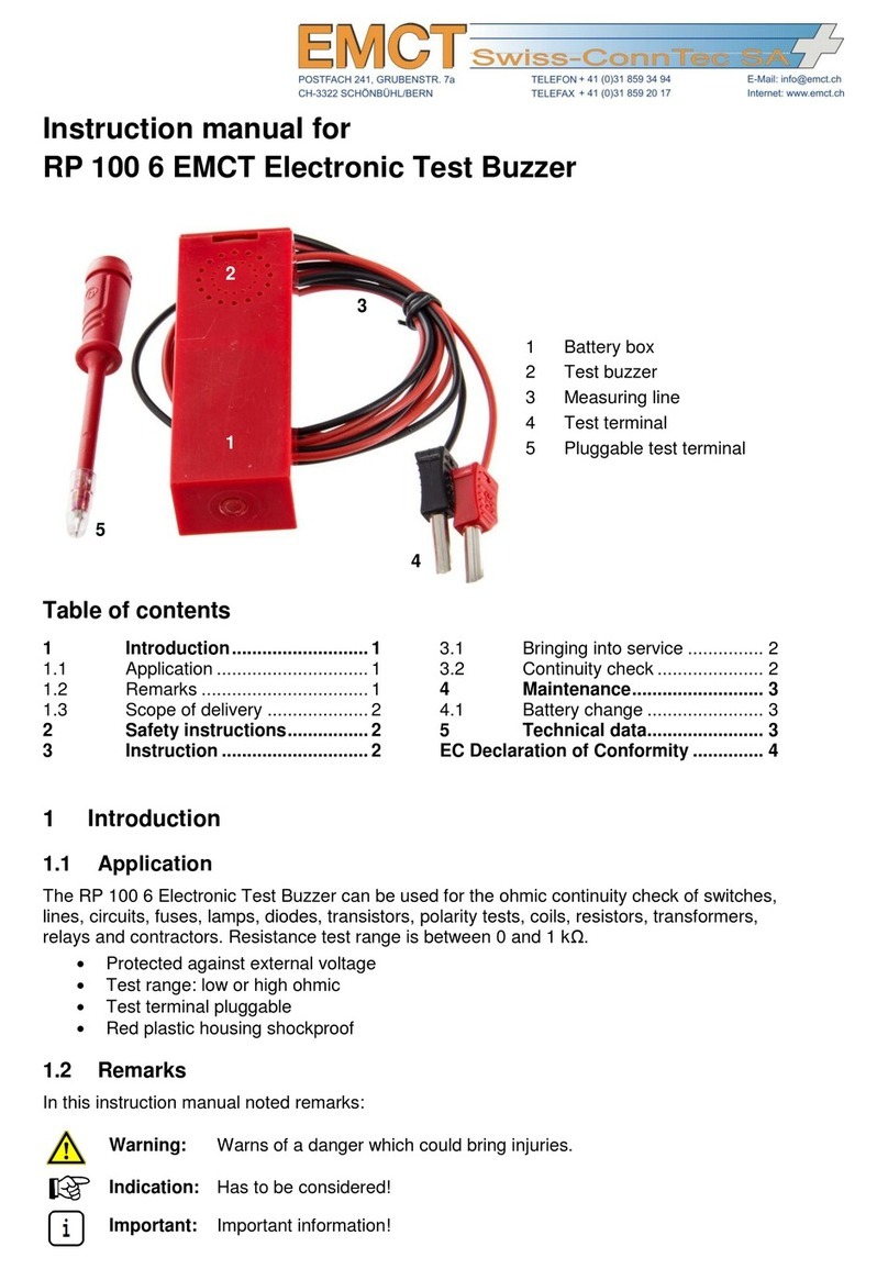 EMCT RP 100 6 instruction manual