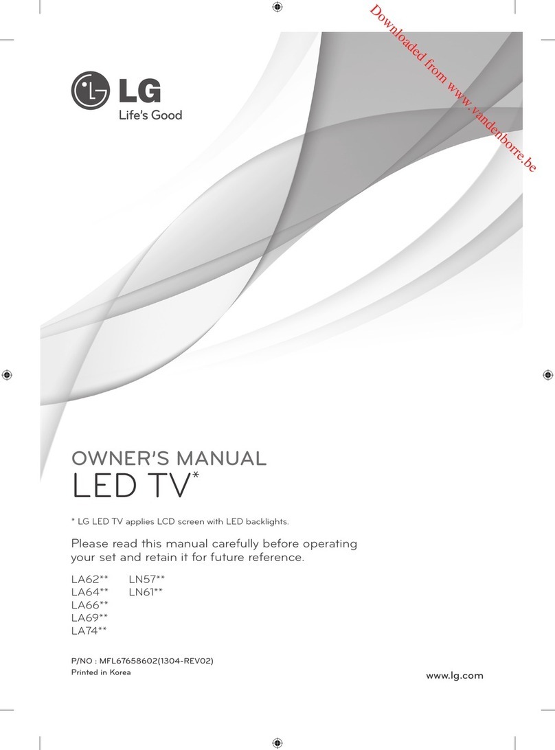 LG LA62 Series User manual