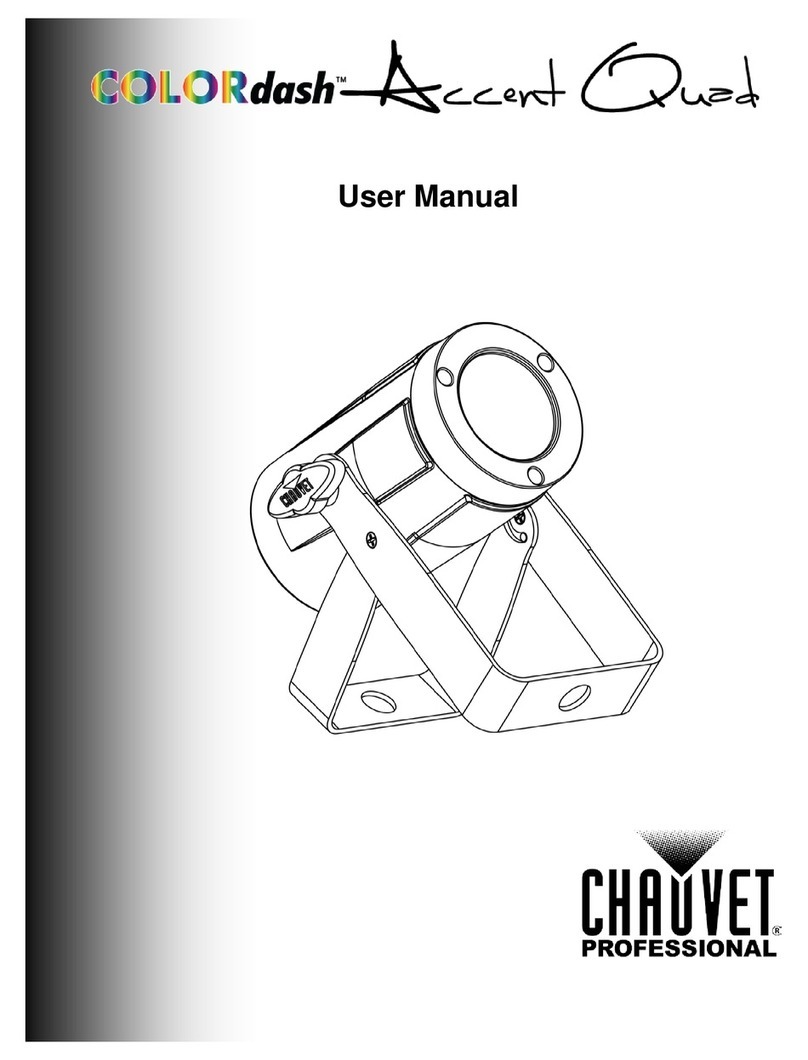 Chauvet Colordash Accent Quad user manual