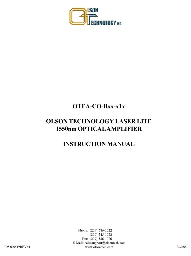 Olson Technology OTEA-CO-B series instruction manual