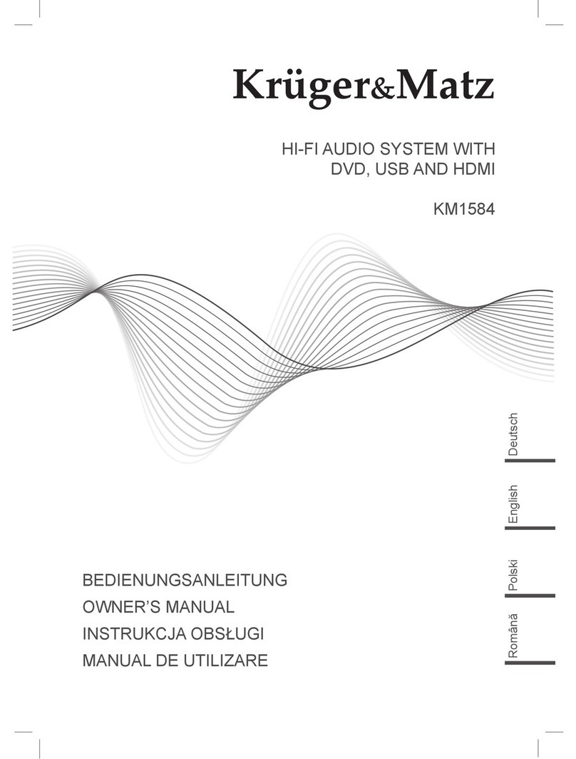 Kruger&Matz KM1584 owner's manual