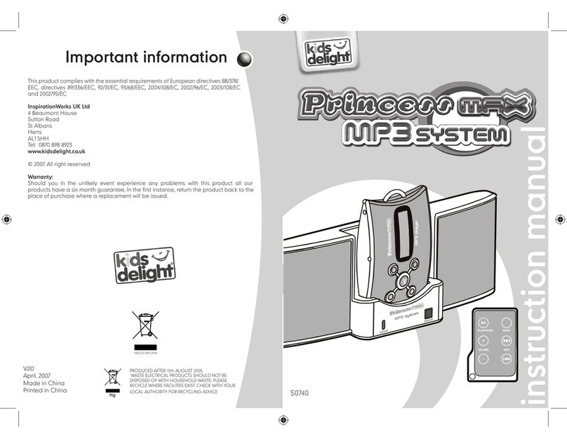 Kids Delight Princess MAX User manual