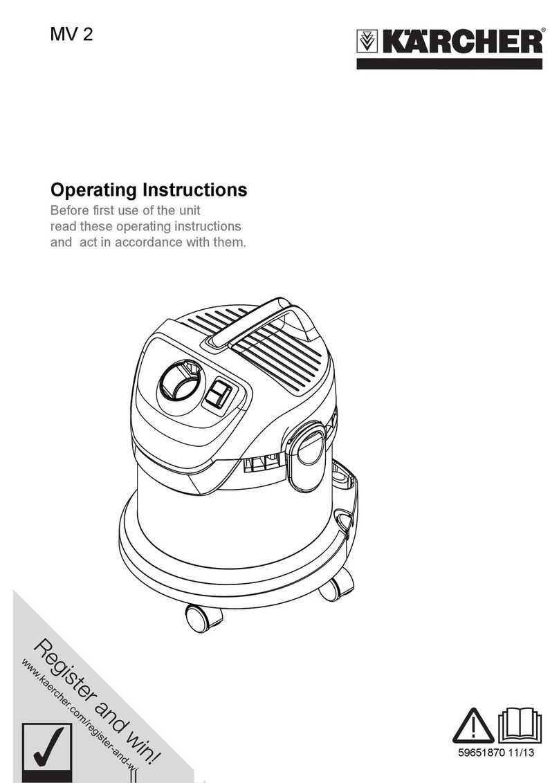 Kärcher MV 2 User manual