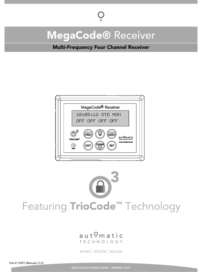 Automatic Technology MegaCode User manual