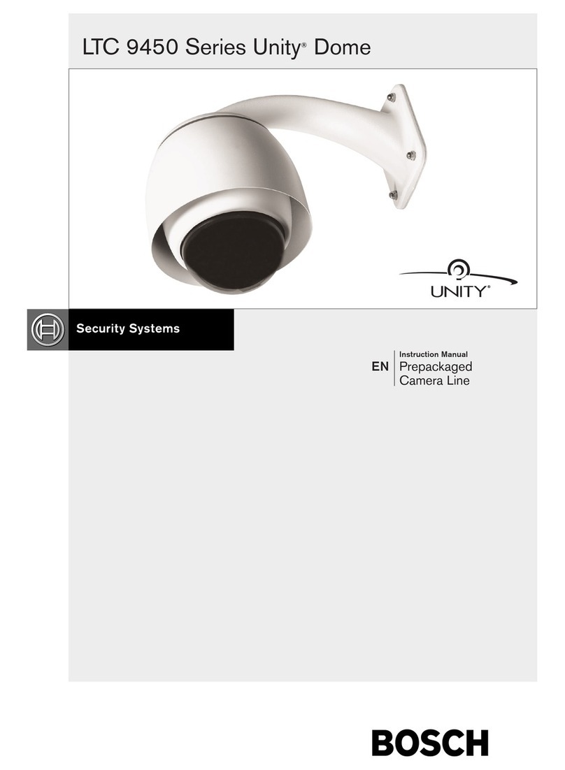 Bosch LTC 9450 Series Unity Dome User manual