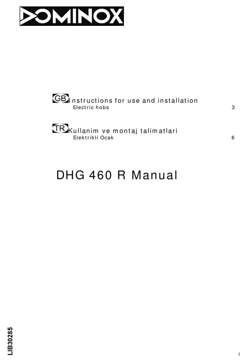 Dominox DHG 460 R User manual
