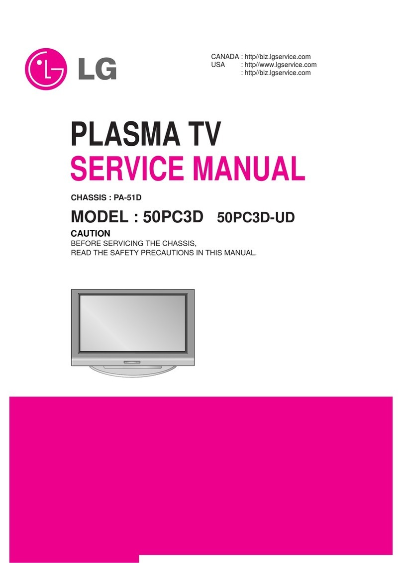 LG 50PC3D -  - 50" Plasma TV User manual