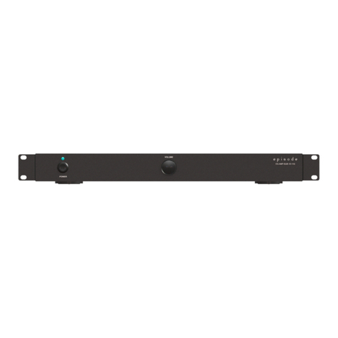 Episode EA-AMP-SUB-1D-110 User manual